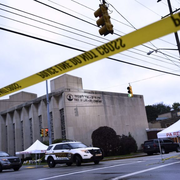Pittsburgh’s Tree of Life synagogue, where Jews were murdered by a man shouting “All Jews must die”
