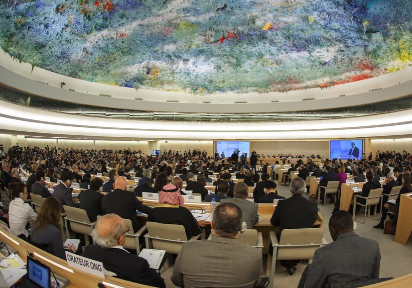 The UN Human Rights Council in session (Image: US Mission/Eric Bridiers/Flickr)