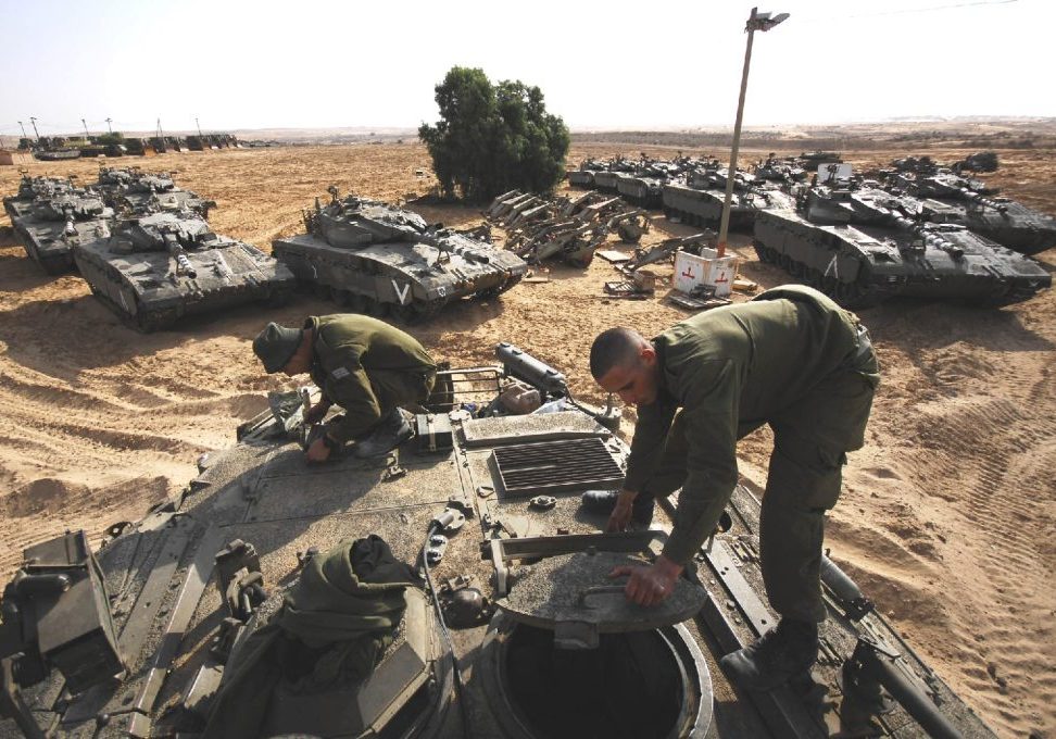 IDF preparations near the Gaza border (File image: Isranet)