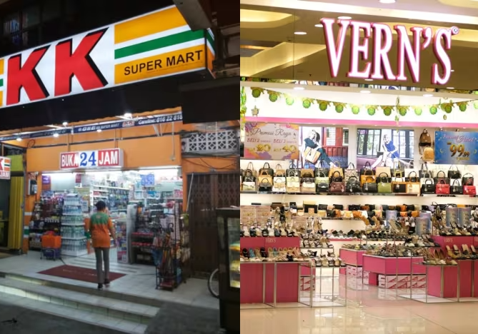 Products in these stores caused outrage in Malaysia (Image: Facebook)