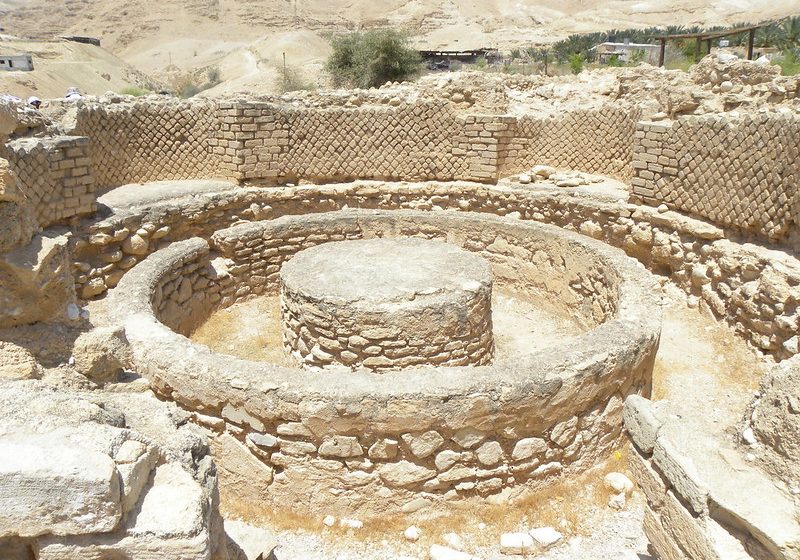 A room in Herod the Great's palace near Jericho (image: Flickr/Ian Scott)