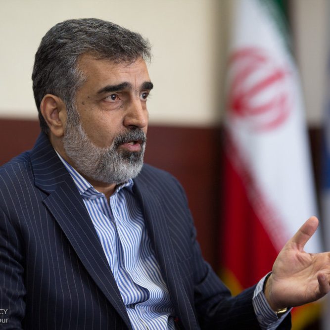 Iranian Atomic Energy spokesperson Behrouz Kamalvandi: Threatening further JCPOA breaches