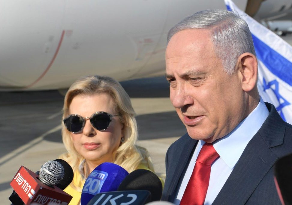 Binyamin and Sara Netanyahu: Said to be considering their options (Credit: IGPO/ Ashernet)