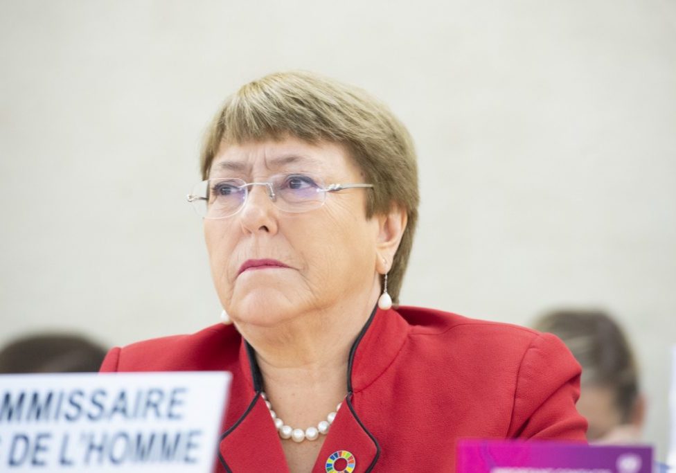 High Commissioner Michelle Bachelet: Under fire for an allegedly soft and protective stance toward China (Image: UN Photo/ Violaine Martin/ Flickr)