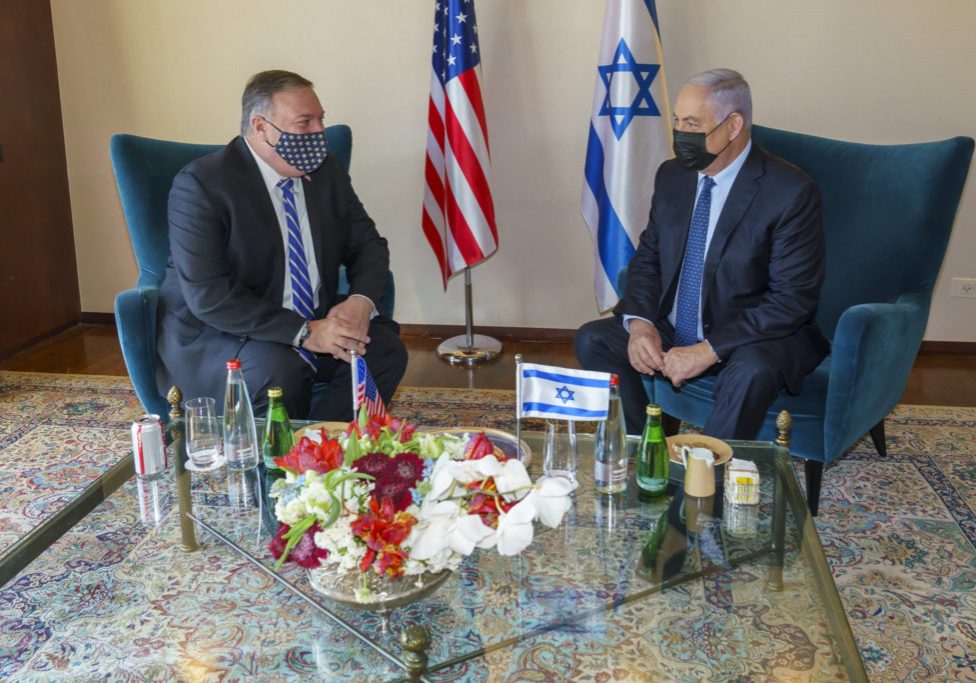 US Secretary of State Mike Pompeo meeting with Israeli PM Binyamin Netanyahu in Israel. Photo: US State Department/flickr