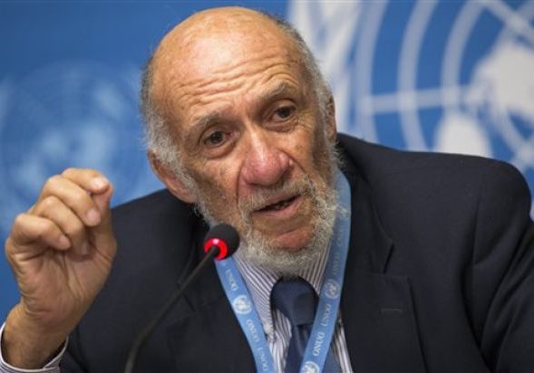 UNHRC's Richard Falk in hot water again - this time for using his official position to attack an NGO critical of him