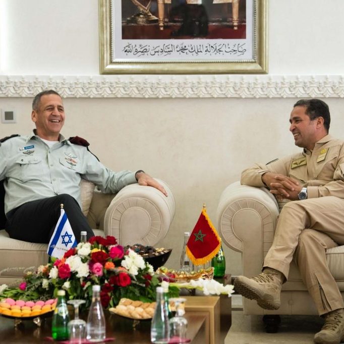 Scenes that once would have provoked outrage are now routine: Israeli Chief of Staff Maj. Gen. Aviv Kochavi with his Moroccan counterpart (Image: Flickr)