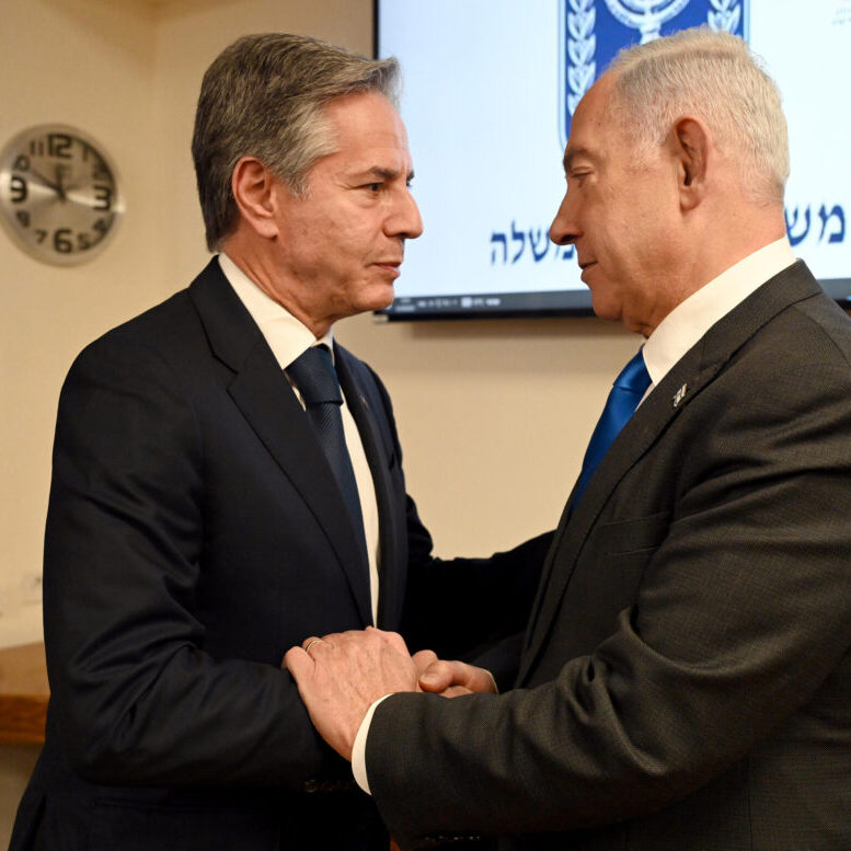 US Secretary of State Antony Blinken with Israeli Prime Minister Binyamin Netanyahu in Jerusalem (Image: Haim Zach/ GPO/ Flickr)