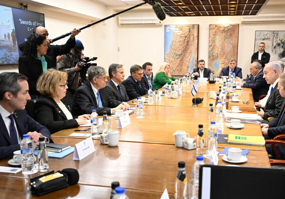 A meeting between Israeli leaders and officials and their US counterparts to discuss Gaza (Image: Flickr)