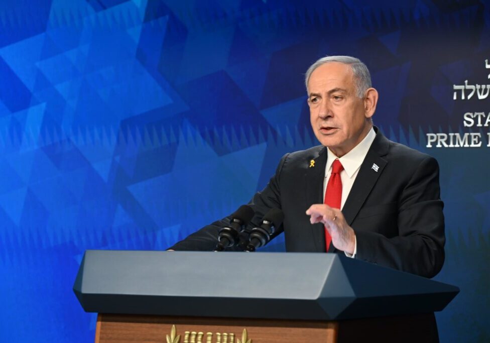 Netanyahu on May 21: ‘Gideon’s Chariots’ intended “to complete the war, to complete the mission” (Image: GPO/ Flickr)