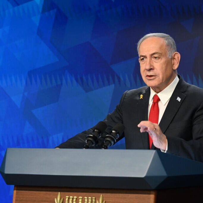Netanyahu on May 21: ‘Gideon’s Chariots’ intended “to complete the war, to complete the mission” (Image: GPO/ Flickr)