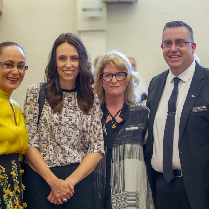 NZ PM Jacinda Ardern at the UN International Holocaust Remembrance Day in Auckland, put on by Holocaust Centre of New Zealand