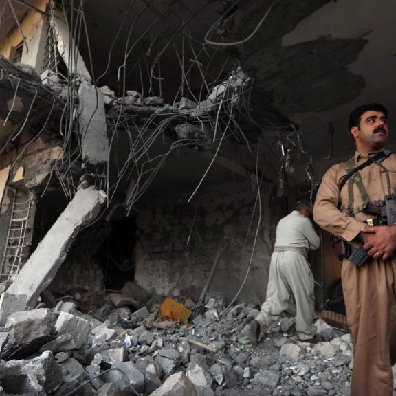Bombed: The Iraqi headquarters of the Kurdistan Democratic Party-Iran