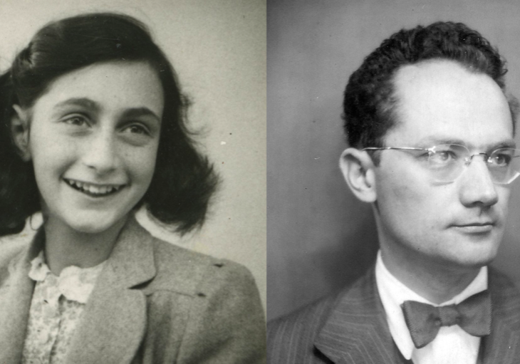 Dara Horn's stories of Anne Frank (left) and Varian Fry reveal how Jews are sometimes used as props for moral causes (Source: Wikipedia)