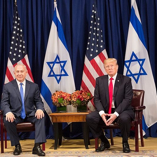 US President Trump met with Israeli Prime Minister Netanyahu in New York.