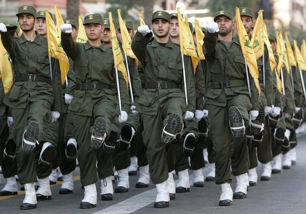 On parade: Hezbollah has repeatedly made clear there is no distinction between its military and political activities