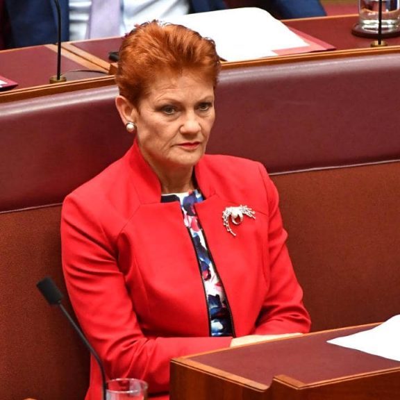 Senator Pauline Hanson: Moved from targeting Asians to Muslims