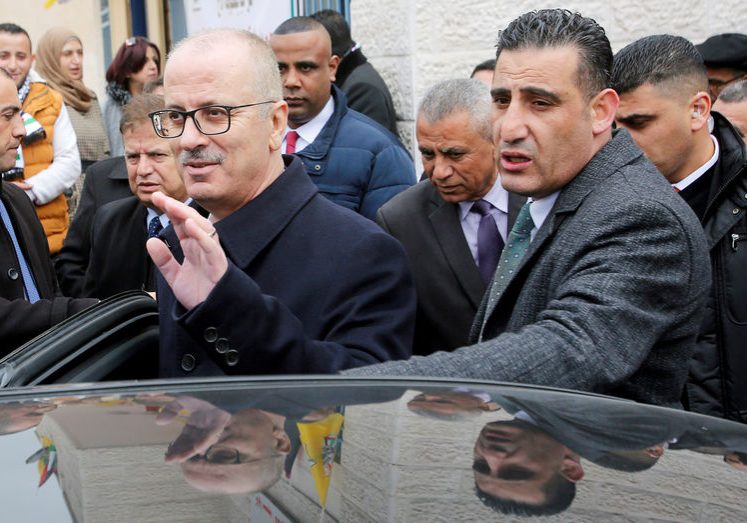 Outgoing Palestinian PM Rami Hamdallah after submitting his resignation on Tuesday. His technocratic government has little to show for its five years in office