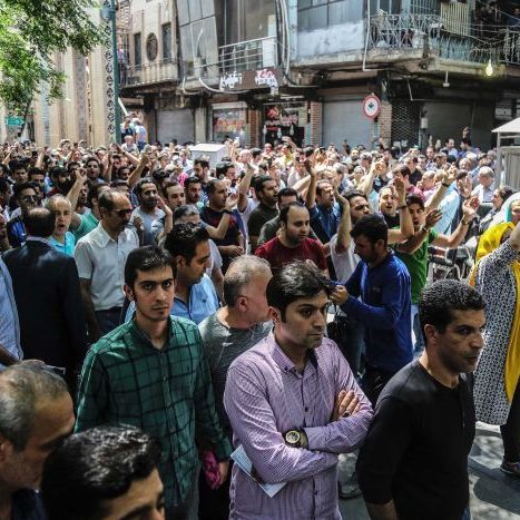 Economic pressure on Iran is spilling into street protests