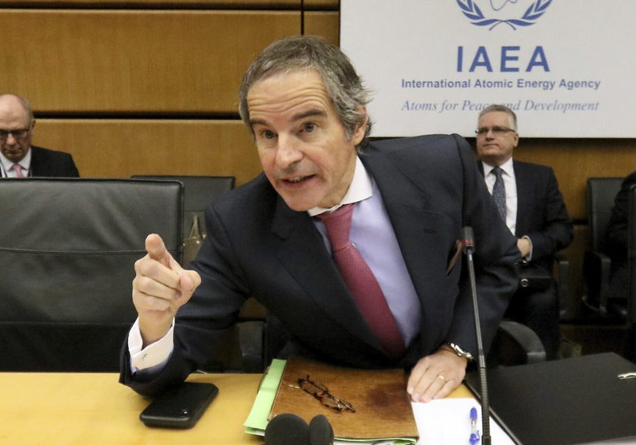 Director General of International Atomic Energy Agency, IAEA, Rafael Grossi (AP Photo/Ronald Zak)