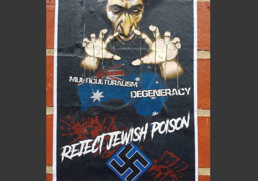 Antisemitic posters and grafitti saw a big jump in 2019