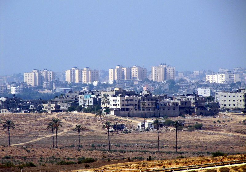 Gaza, as viewed from Israel. (David Berkowitz/Flickr)