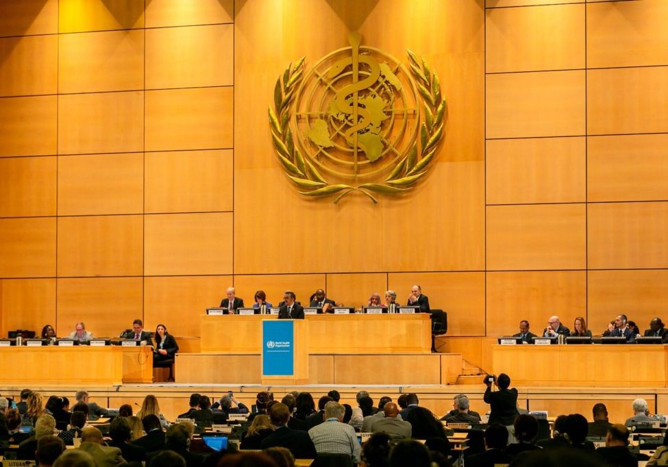 The WHO’s annual general assembly in Geneva – which always passes a context-free resolution blaming Israel for Palestinian health problems