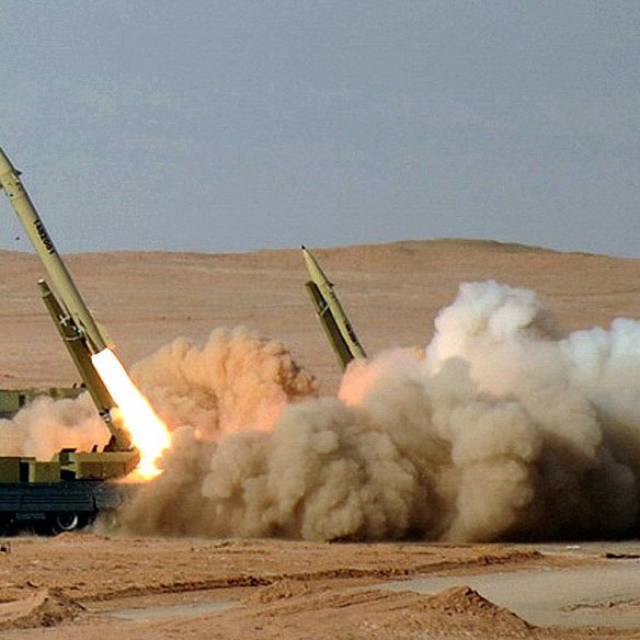 Iranian Fateh-110 ballistic missiles 