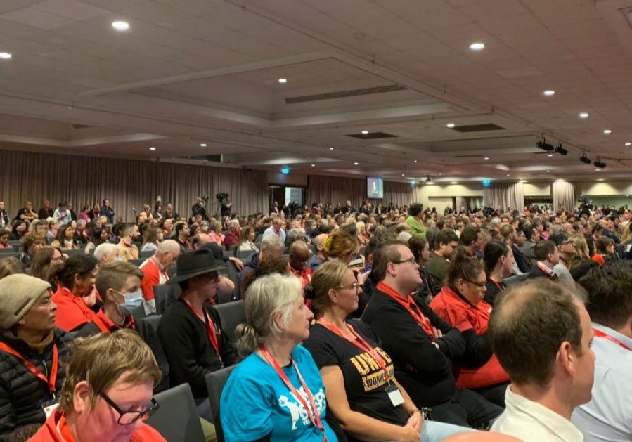 Victorian ALP delegates at the State Conference (Image: Twitter)