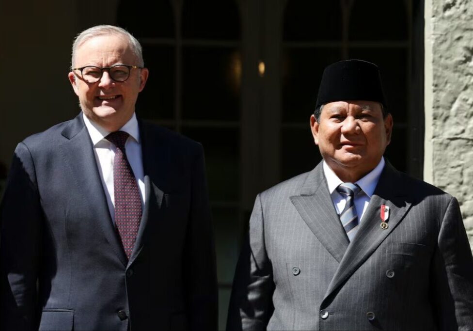 PM Albanese with President Prabowo at Kirribili House, Sydney (Image: X)