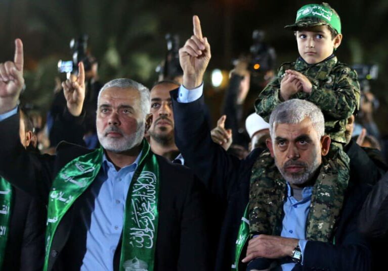 Hamas leaders like Ismail Haniyeh and Yahya Sinwar know Hamas can no longer directly rule Gaza, so are looking for partners they can put up as a front (Image: X/Twitter)