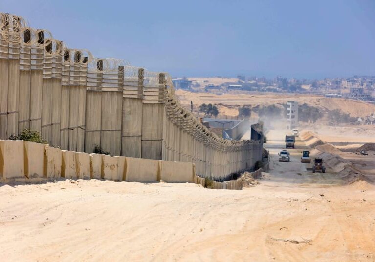 The strategically important Philadelphi border corridor between Gaza and Egypt (Image: Eli Dror/X)