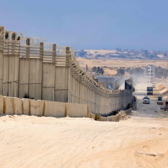 The strategically important Philadelphi border corridor between Gaza and Egypt (Image: Eli Dror/X)