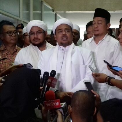 Notorious Islamic firebrand Rizieq Shihab (Image: Wikimedia Commons)