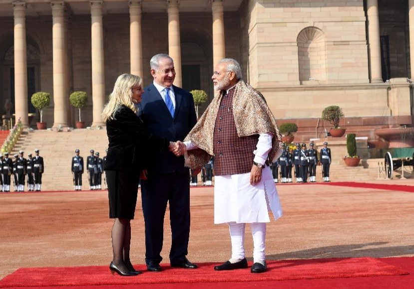 Netanyahu in India