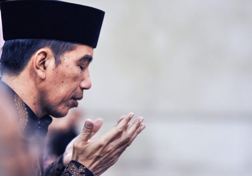 Indonesian President Joko Widodo: Known as a secularist, but looking to burnish his Islamic credentials