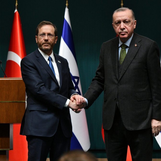 Israeli President Isaac Herzog paved the way for the latest announcement with his visit to Turkey, and meeting with Turkish President Erdogan, in March (Image: Wikimedia Commons)