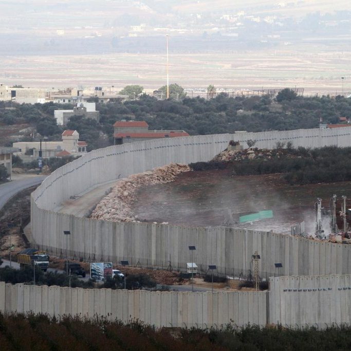 Israeli operations to dig up a tunnel along the Lebanon border near Metulla