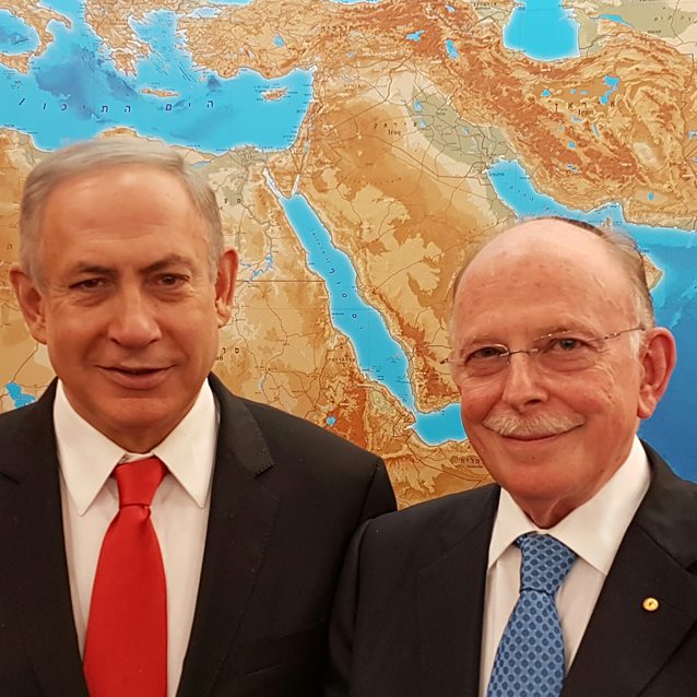 AIJAC National Chairman Mark Leibler meets with Israeli PM Netanyahu