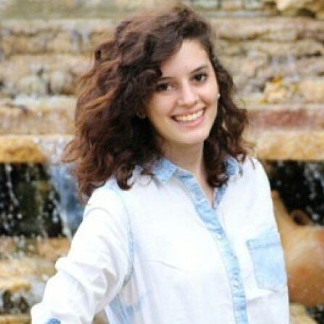 Aiia Maasarwe, an international student from Baqa al-Gharbiyye, in the north of Israel.