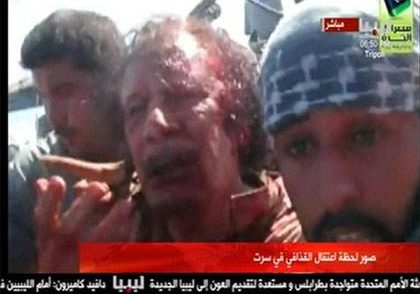 Gaddafi's death