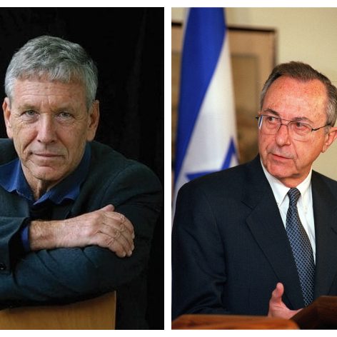 The late Amos Oz, 1939-2018, and Moshe Arens, 1925-2019 