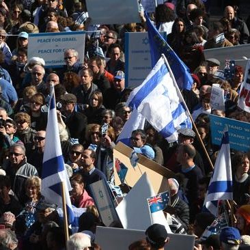 Colin Rubenstein's remarks at rally for peace and Israeli security in Melbourne on Aug. 10