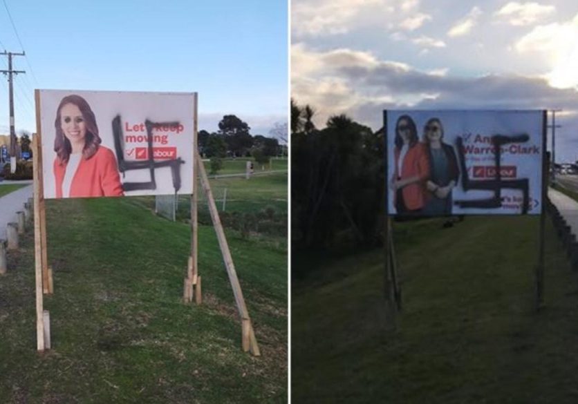 Troubling signs: Nazi imagery infects New Zealand politics (Image: Twitter)
