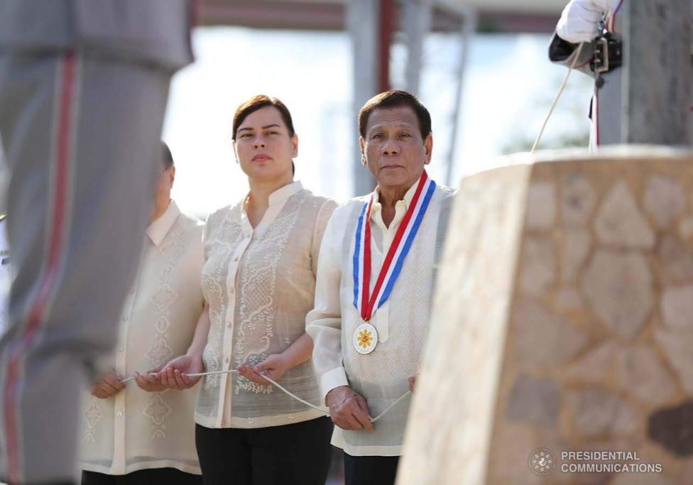 Sara and Rodrigo Duterte (Official photo)