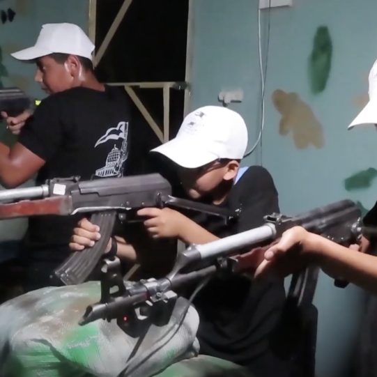 A "summer camp experience" in Gaza (Source: YouTube screenshot)