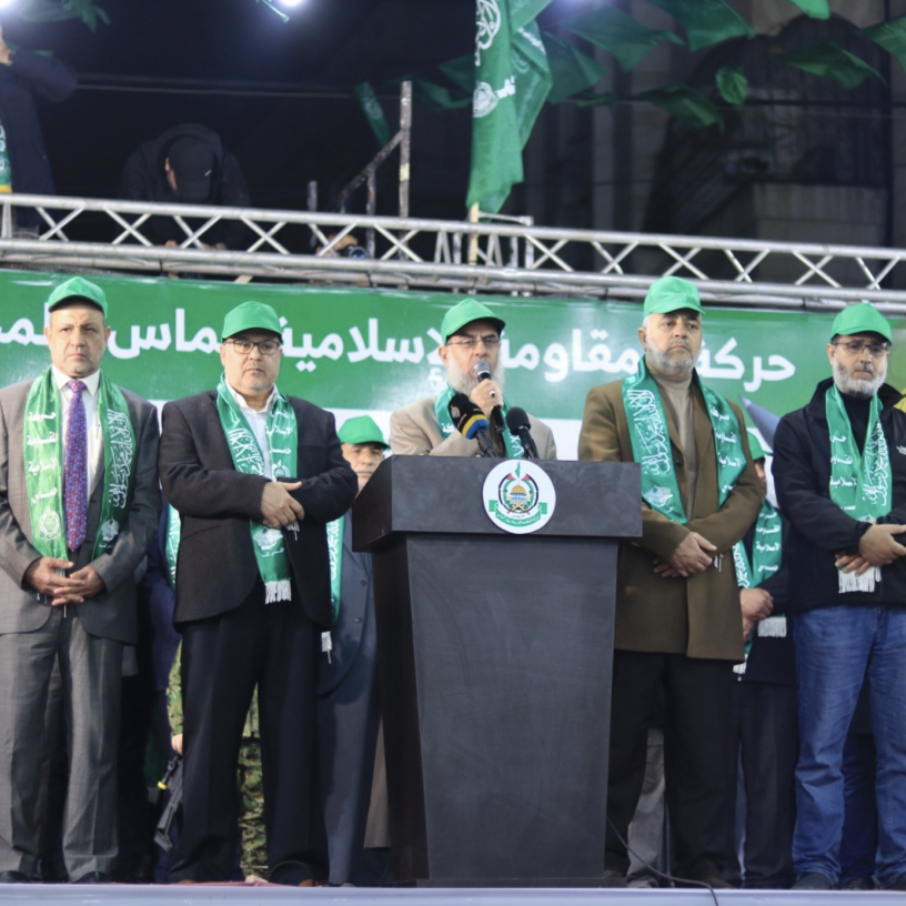 Hamas leadership. 
Photo: Hamas.PS