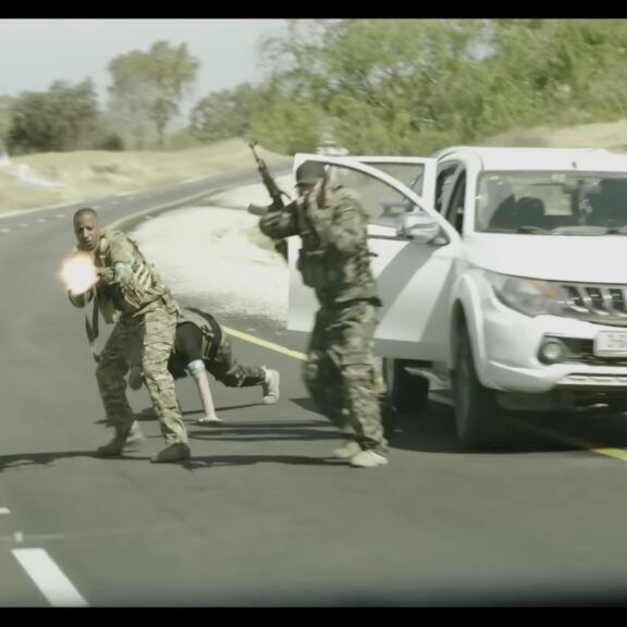 A terrifying scene from "Red Alert" (Screenshot)