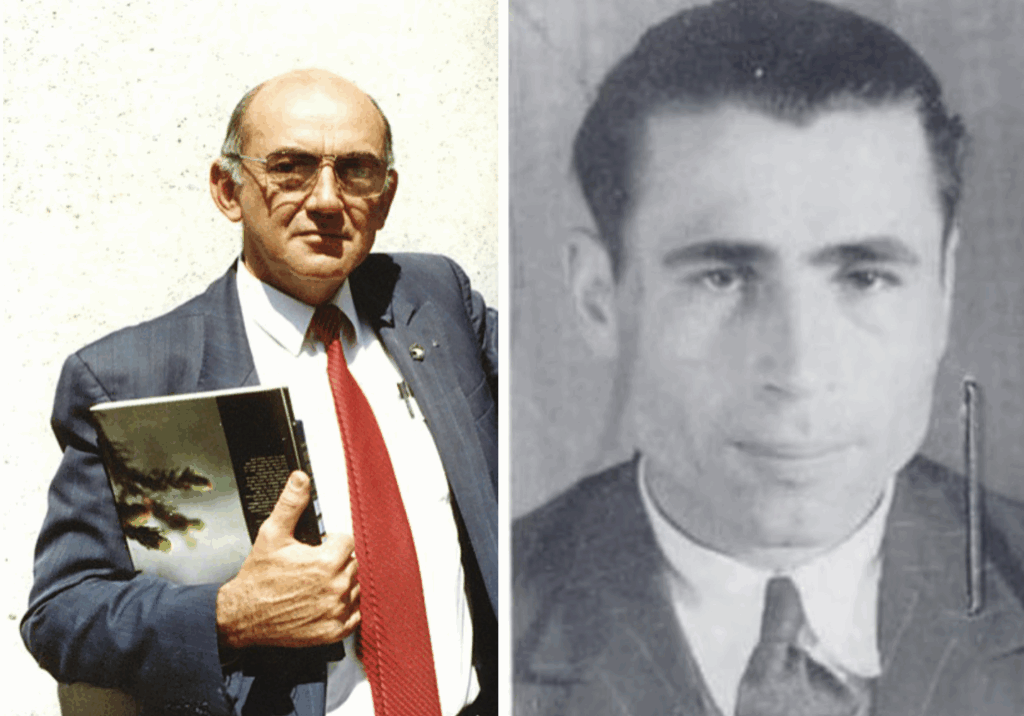 Head of the SIU Robert Greenwood QC (left); and Ivan Polyukhovich, the only person brought to trial by the SIU