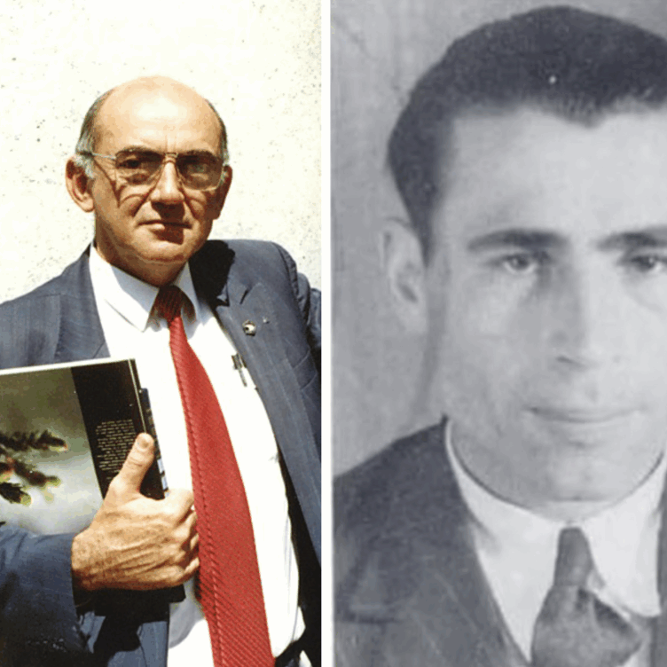 Head of the SIU Robert Greenwood QC (left); and Ivan Polyukhovich, the only person brought to trial by the SIU